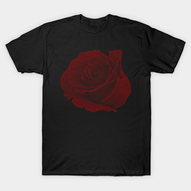 Ascii art rose